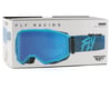 Image 3 for Fly Racing Zone Goggles (Blue) (Sky Blue Mirror/Smoke Lens)