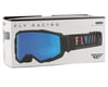 Image 3 for Fly Racing Zone Goggles (Black/Sunset) (Sky Blue Mirror/Smoke Lens)