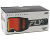 Image 3 for Fly Racing Zone Goggles (Black/Grey) (Red Mirror/Smoke Lens)