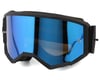 Image 1 for Fly Racing Zone Goggles (Black/Black) (Sky Blue Mirror/Smoke Lens)