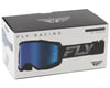 Image 3 for Fly Racing Youth Zone Goggles (Black/Black) (Sky Blue Mirror/Smoke Lens)