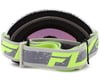 Image 2 for Fly Racing Youth Zone Goggles (Dark Grey/Hi-Vis) (Iridescent Green Mirror Lens)