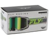 Image 3 for Fly Racing Youth Zone Goggles (Dark Grey/Hi-Vis) (Iridescent Green Mirror Lens)