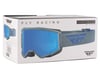 Image 3 for Fly Racing Youth Zone Goggles (Grey/Blue) (Sky Blue Mirror/Smoke Lens)