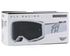 Image 3 for Fly Racing Youth Zone Goggles (White) (Dark Smoke Lens)