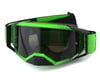 Image 1 for Fly Racing Zone Pro Goggle (Black/Green) (Dark Smoke Lens)