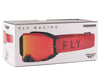 Image 4 for Fly Racing Zone Pro Goggles (Red) (Red Mirror/Amber Lens) (w/ Post)