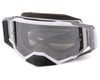 Image 1 for Fly Racing Zone Pro Goggles (White/Grey) (Silver Mirror/Smoke Lens) (w/ Post)