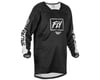 Image 1 for Fly Racing Youth Kinetic Rebel Jersey (Black/White)