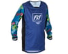 Fly Racing Youth Kinetic Rebel Jersey (Blue/Light Blue) (Youth L)