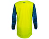 Image 2 for Fly Racing Youth Kinetic Wave Jersey (Hi-Vis/Blue) (Youth L)