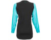 Image 2 for Fly Racing Women's Lite Jersey (Black/Aqua) (2XL)