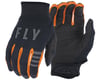 Image 1 for Fly Racing Youth F-16 Gloves (Black/Orange)