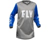 Image 1 for Fly Racing Youth F-16 Jersey (Grey/Blue) (Youth XL)