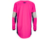 Image 2 for Fly Racing Youth Kinetic Khaos Jersey (Pink/Navy/Tan) (Youth S)
