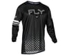 Image 1 for Fly Racing Rayce Long Sleeve Jersey (Black) (XL)