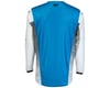 Image 2 for Fly Racing Kinetic Mesh Kore Long Sleeve Jersey (Blue/White/Hi-Vis Yellow) (S)