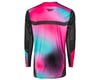 Image 2 for Fly Racing Youth Rayce Long Sleeve Jersey (Fuschia/Black/Teal) (L)