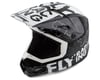 Image 1 for Fly Racing Youth Kinetic Scan Helmet (Black/White) (Youth L)
