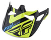 Image 1 for Fly Racing Werx Helmet Visor (Ultra) (Black/Hi-Vis Yellow)