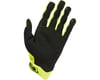Image 2 for Fox Racing Attack Men's Full Finger Glove (Yellow/Black)