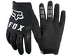 Fox Racing Dirtpaw Youth Glove (Black/White) (Youth XS)