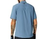Image 2 for Fox Racing Flexair Woven Short Sleeve Shirt (Matte Blue) (M)