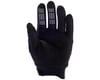 Image 2 for Fox Racing Dirtpaw Youth Long Finger Gloves (Black) (Youth L)