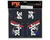 Image 2 for Fox Suspension Heritage Decal Kit for Forks & Shocks (Red/White/Blue)