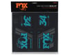 Image 2 for Fox Suspension Heritage Decal Kit for Forks & Shocks (Turqoise)