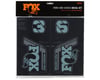 Image 2 for Fox Suspension Custom Decal Kit (Storm Blue)