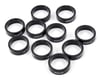 Image 1 for FSA PolyCarbonate Headset Spacers (Black) (1-1/8") (10) (10mm)