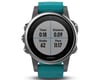 Image 1 for Garmin Fenix 5S GPS Multisport Watch (Gray/Turquoise)