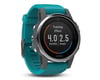 Image 2 for Garmin Fenix 5S GPS Multisport Watch (Gray/Turquoise)