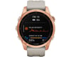 Image 2 for Garmin Fenix 7S Solar GPS Smartwatch (Rose Gold + Light Sand Band) (7S | 42mm Case)