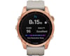 Image 9 for Garmin Fenix 7S Solar GPS Smartwatch (Rose Gold + Light Sand Band) (7S | 42mm Case)
