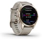 Image 3 for Garmin Fenix 7S Sapphire Solar GPS Smartwatch (Cream Gold Ti + Light Sand Band)