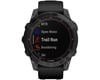 Image 7 for Garmin Fenix 7S Sapphire Solar GPS Smartwatch (Carbon Grey DLC Ti + Black Band) (7S | 42mm Case)
