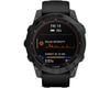 Image 2 for Garmin Fenix 7X Sapphire Solar GPS Smartwatch (Black DLC Ti + Black Band)