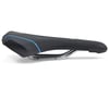 Image 2 for Giant Connect Upright Saddle (Black/Blue) (Steel Rails)