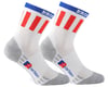 Giordana FR-C Mid Cuff Brooklyn Socks (Red/White/Blue) (L)