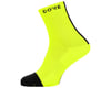 Image 1 for Gore Wear M Mid Socks (Neon Yellow/Black)