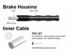 Image 4 for Jagwire Elite Link Brake Cable Kit (Black) (Teflon) (1350/2350mm) (2)