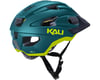 Image 3 for Kali Pace Helmet (Matte Teal/Yellow)