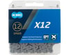 Image 2 for KMC X12 EcoProteQ Chain (Grey) (12 Speed) (126 Links)