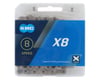 Image 2 for KMC X8 Chain (Silver) (5-8 Speed) (116 Links)
