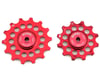 Image 1 for Kogel Bearings Oversized Pulleys for Shimano 9100 & 8000 Series (Red)