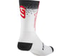 Image 2 for Louis Garneau Course Cycling Socks (White/Black/Red)