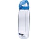 Nalgene Tritan OTF Water Bottle (Clear w/ Blue Cap) (24oz)