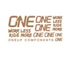 Related: OneUp Components Decal Kit (Matte Bronze)